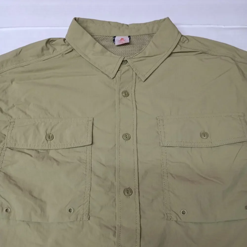 Ozark Trail Upstream Shirt Men's 2XL (50-52)‎ Green Vented